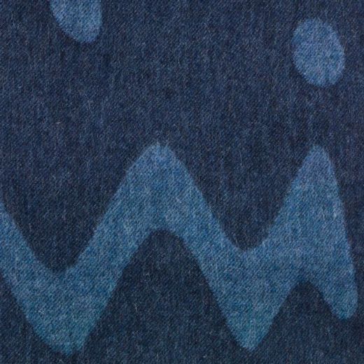 Paul Smith Women's Blue and Purple Wool Blend Scarf with Signature Print - Image 3