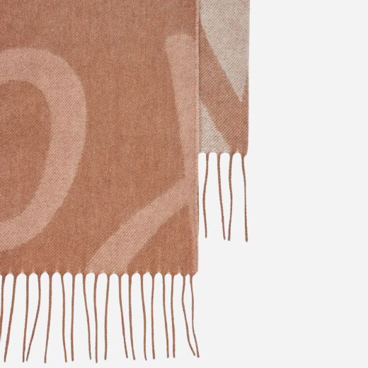 Paul Smith Women's Brown Wool Blend Scarf with Signature Print - Image 2