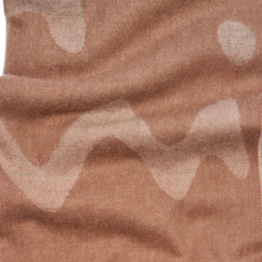 Paul Smith Women's Brown Wool Blend Scarf with Signature Print - Image 4