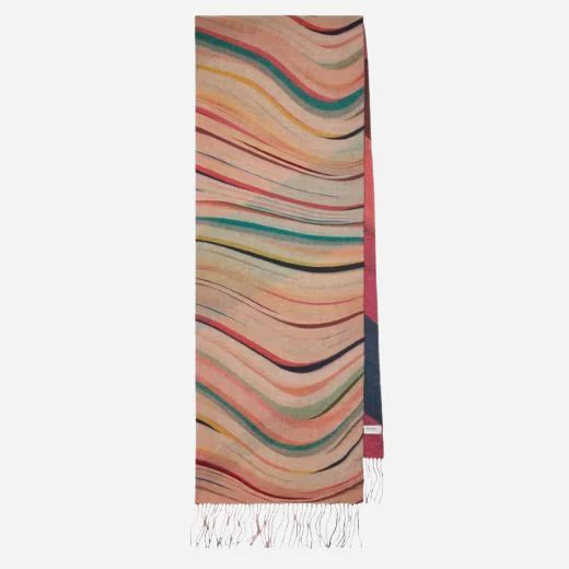 Paul Smith Women's Dusky Swirl Merino-Wool Blend Scarf