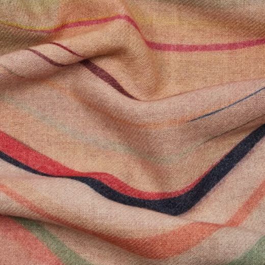 Paul Smith Women's Dusky Swirl Merino-Wool Blend Scarf - Image 4
