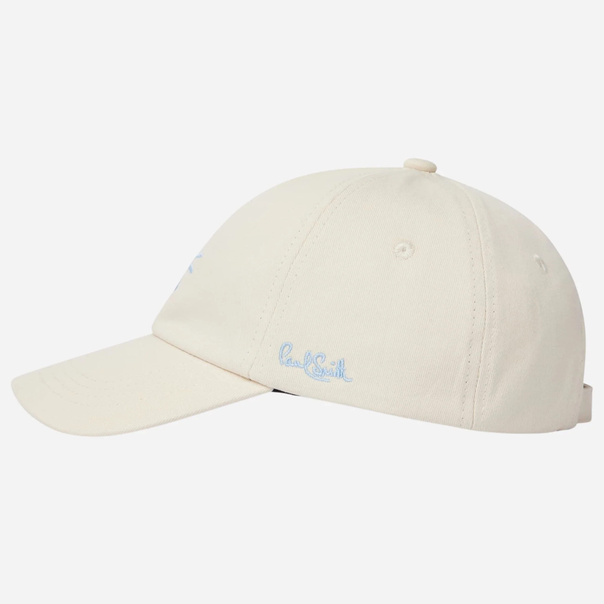 Paul Smith Women's Ecru Washed Cotton Cap with Sun Logo - Image 2