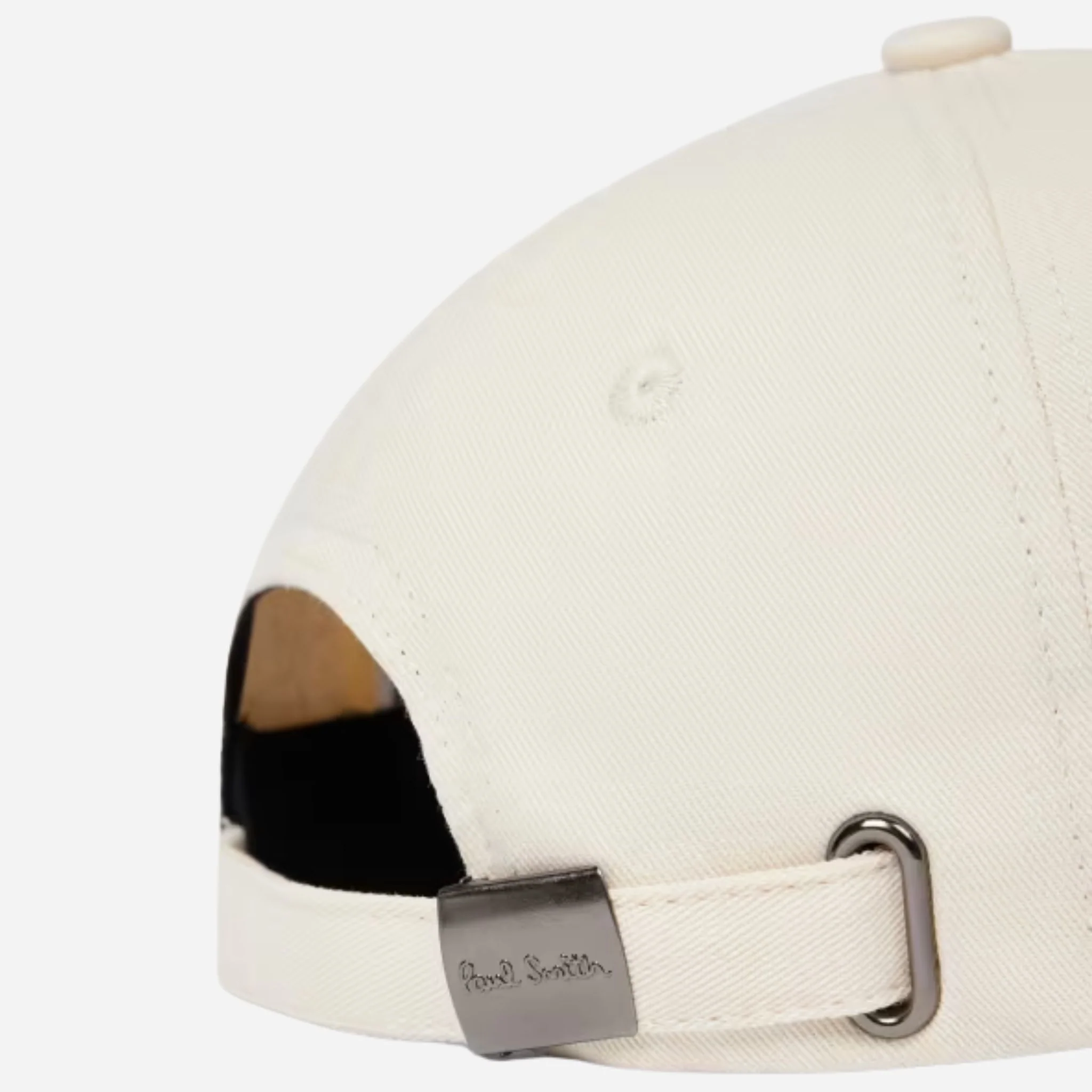 Paul Smith Women's Ecru Washed Cotton Cap with Sun Logo - Image 3