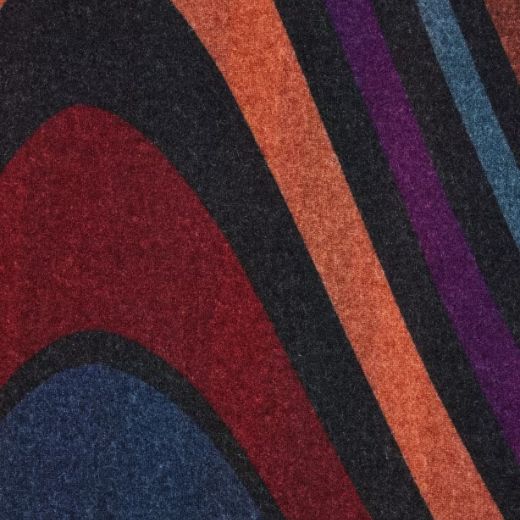Paul Smith Women's Midnight Swirl Black Lightweight Wool Scarf - Image 3