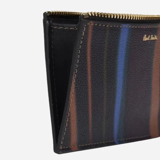 Paul Smith Women's 'Midnight Swirl' Leather 4CC Small Purse with Zip - Image 3