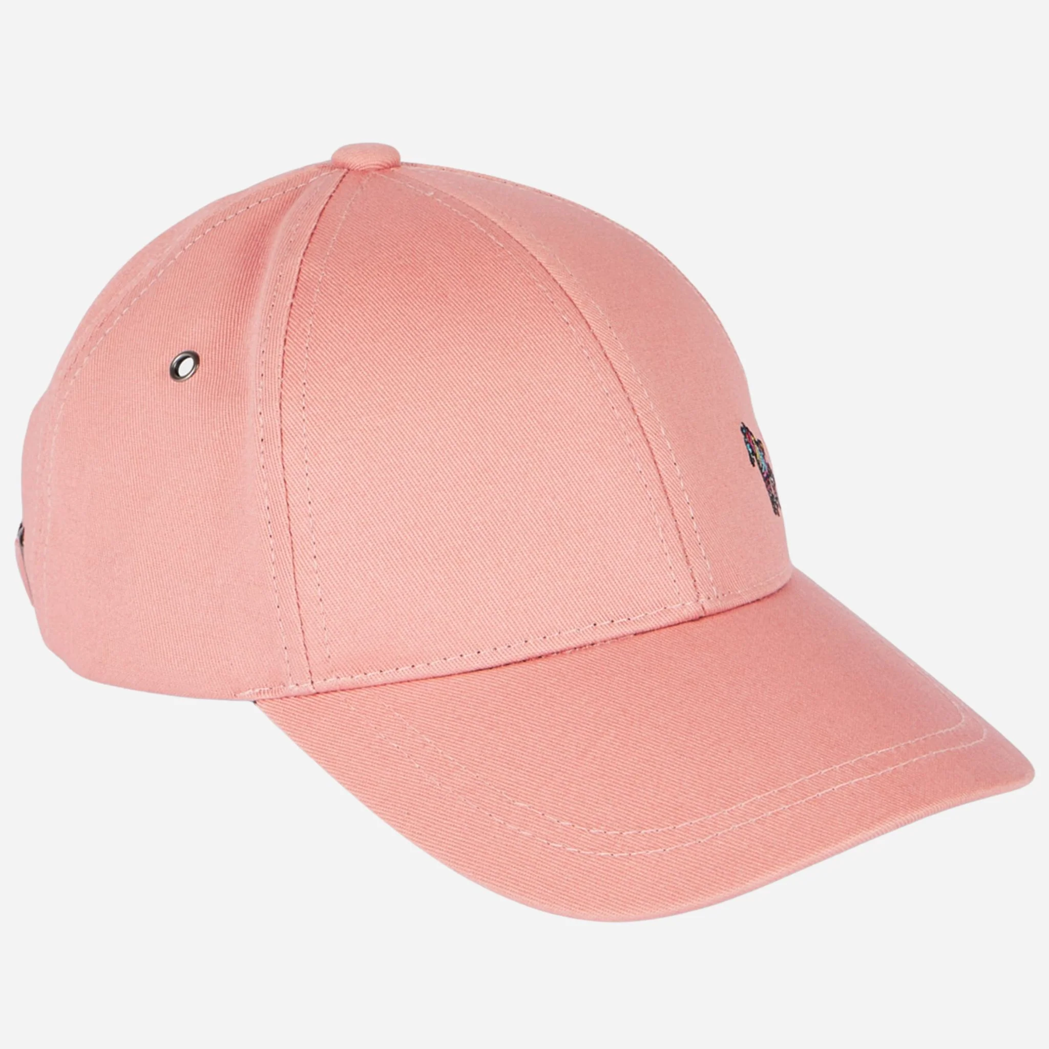 Paul Smith Women's Pink Cotton Baseball Cap with Striped Zebra Logo - Image 2