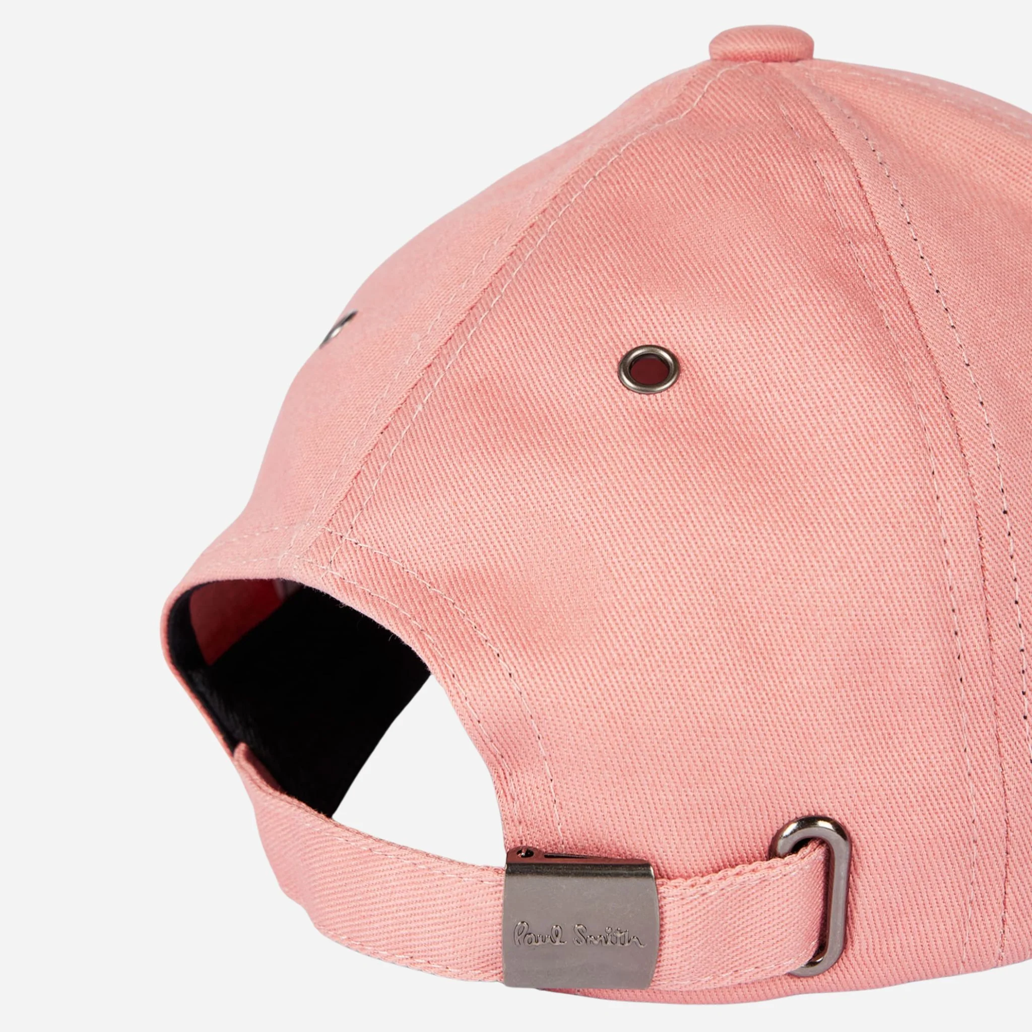 Paul Smith Women's Pink Cotton Baseball Cap with Striped Zebra Logo - Image 3