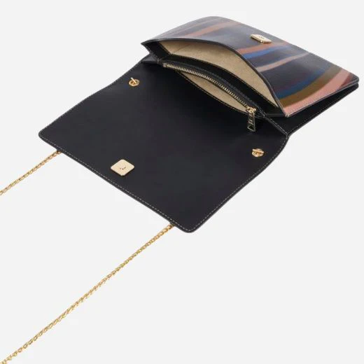 Paul Smith Women's Swirl Print Leather Evening Bag with Chain Strap - Image 5
