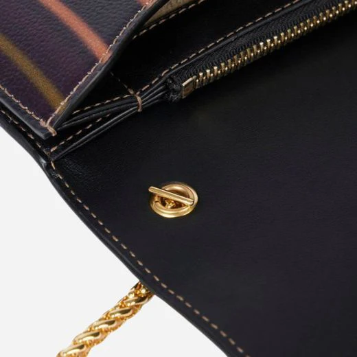 Paul Smith Women's Swirl Print Leather Evening Bag with Chain Strap - Image 6