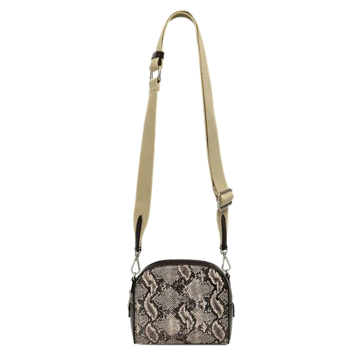Radley Arden Crescent Faux Snake Chalk Cross Body Bag
