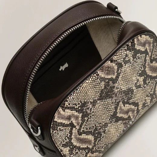 Radley Arden Crescent Faux Snake Chalk Cross Body Bag - Image 3
