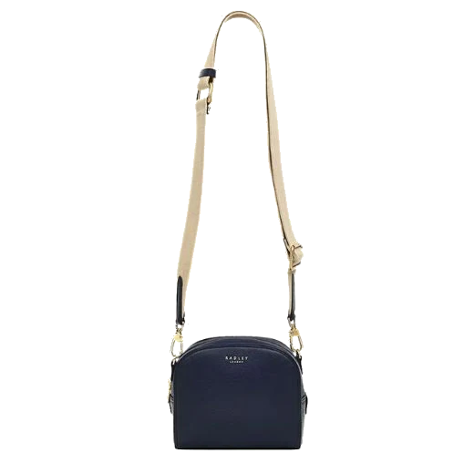 Radley Arden Crescent Ink Leather Cross Body Bag