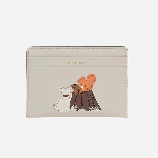 Radley Autumn Leaves Snow Small Card Holder