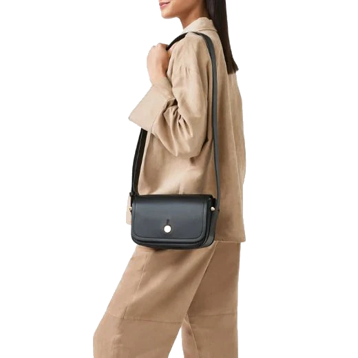 Radley Bathurst Mews Black Medium Flapover Cross Body Bag - Image 5