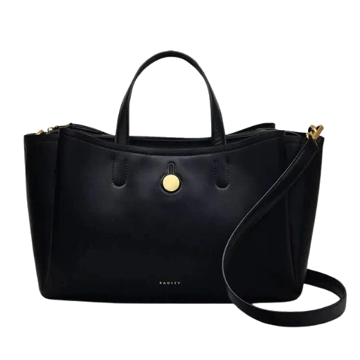 Radley Bathurst Mews Black Medium Ziptop Grab Bag