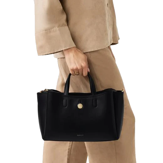 Radley Bathurst Mews Black Medium Ziptop Grab Bag - Image 5