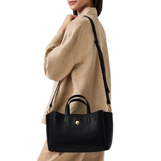 Radley Bathurst Mews Black Medium Ziptop Grab Bag - Image 6