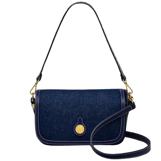Radley Bathurst Mews Indigo Evenfall Blue Small Flapover Cross Body Bag