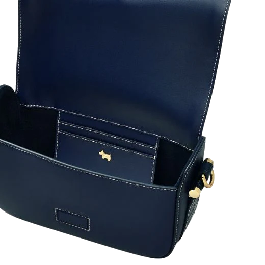 Radley Bathurst Mews Indigo Evenfall Blue Small Flapover Cross Body Bag - Image 3