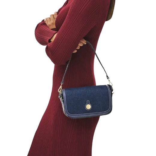 Radley Bathurst Mews Indigo Evenfall Blue Small Flapover Cross Body Bag - Image 6