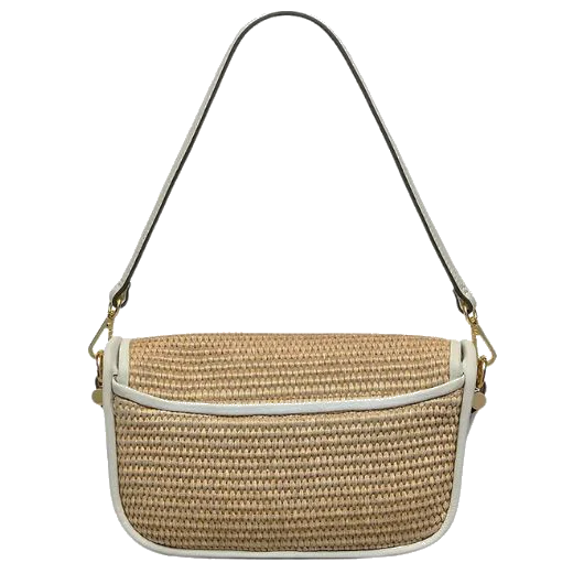 Radley Bathurst Mews Natural Raffia Small Flapover Cross Body Bag - Image 2