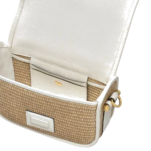 Radley Bathurst Mews Natural Raffia Small Flapover Cross Body Bag - Image 3