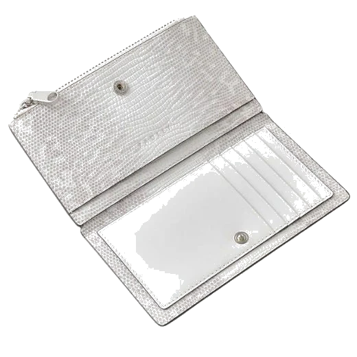 Radley Coin Street Bright White Faux Lizard Medium Ziptop Purse - Image 3