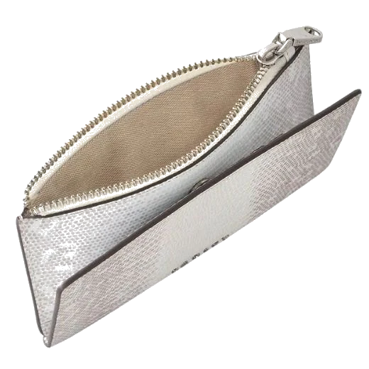 Radley Coin Street Bright White Faux Lizard Medium Ziptop Purse - Image 4