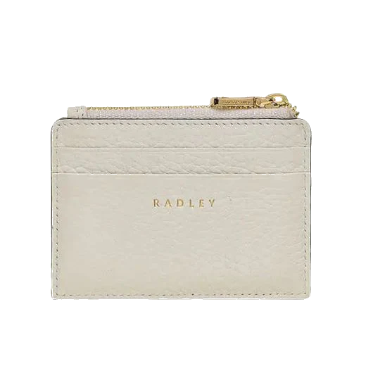 Radley Cut Out Floral Chalk Leather Small Coin Purse - Image 2
