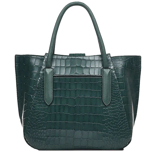 Radley Dark Green Faux Croc Liverpool Street 2.0 Medium Grab Bag - Image 2