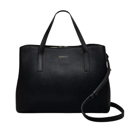 Radley Dukes Place Black Medium Ziptop Grab Bag
