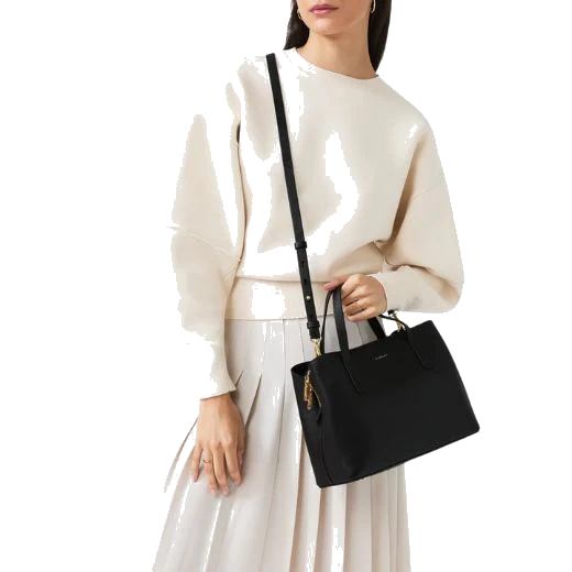 Radley Dukes Place Black Medium Ziptop Grab Bag - Image 6