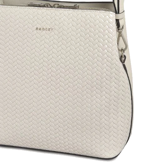 Radley Dukes Place Chalk Weave Medium Compartment Cross Body Bag - Image 4