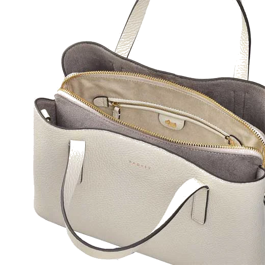 Radley Dukes Place Medium Chalk Leather Multiway Bag - Image 2