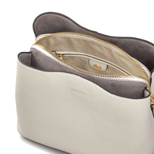 Radley Dukes Place Medium Compartment Chalk Cross Body Bag - Image 3