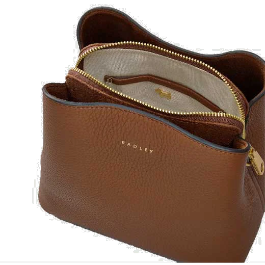 Radley Dukes Place Saddle Small Compartment Cross Body Bag - Image 3