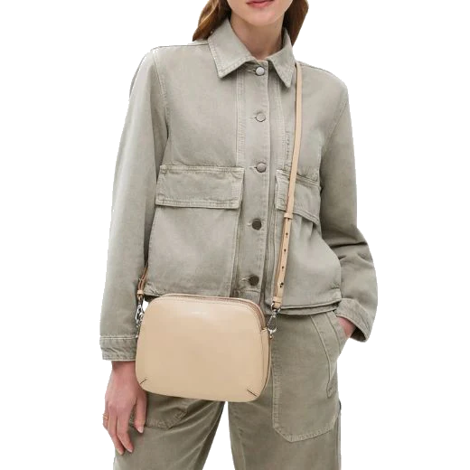 Radley Dukes Place Stone Leather Medium Ziptop Cross Body Bag - Image 5
