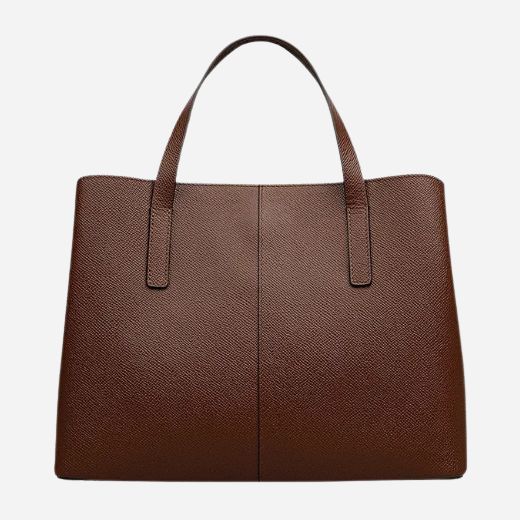 Radley Dukes Place Texture Chocolate Brown Medium Zip Top Multiway Bag - Image 2