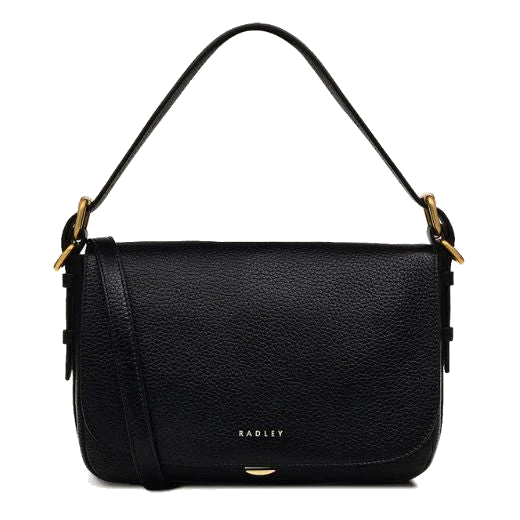 Radley Graffton Street Black Small Flapover Cross Body Bag