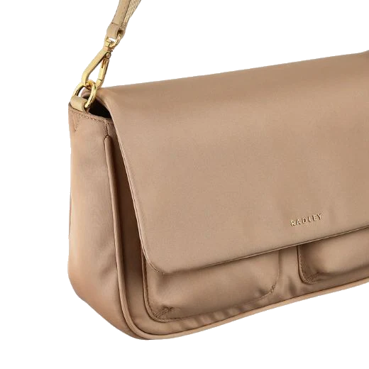 Radley Guildford Grove Medium Flapover Cross Body Bag in Stone - Image 4