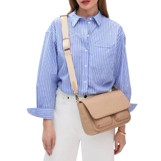 Radley Guildford Grove Medium Flapover Cross Body Bag in Stone - Image 5