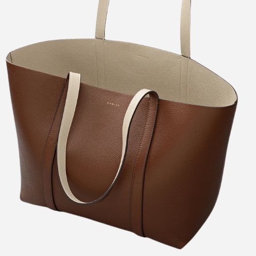 Radley Hanbury Row Chocolate Brown Large Reversible Open Top Tote Bag - Image 4