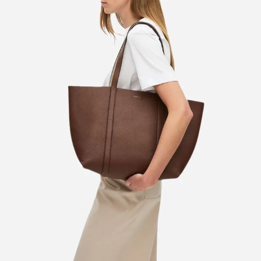Radley Hanbury Row Chocolate Brown Large Reversible Open Top Tote Bag - Image 7