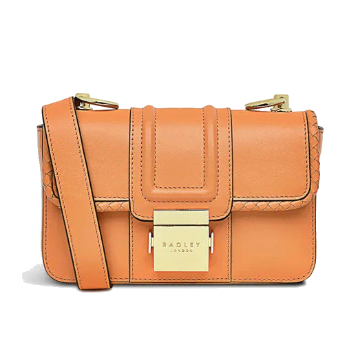 Radley Hanley Close Apricot Mini Flap Over Bag