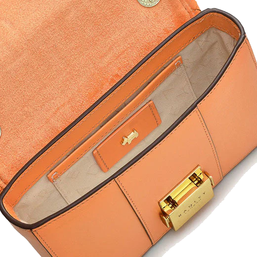Radley Hanley Close Apricot Mini Flap Over Bag - Image 3