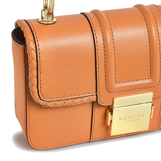Radley Hanley Close Apricot Mini Flap Over Bag - Image 4