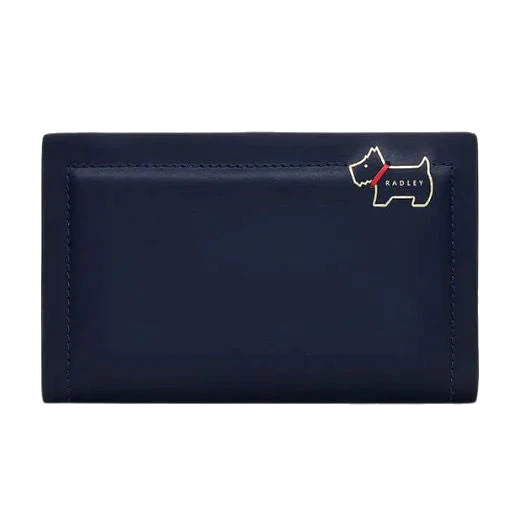 Radley Heritage Lane Ink Blue Medium Bifold Purse