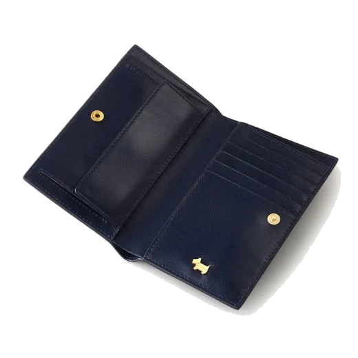 Radley Heritage Lane Ink Blue Medium Bifold Purse - Image 3