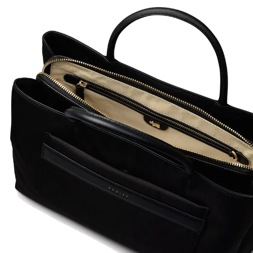 Radley Holland Park Black Medium Zip-Top Grab Bag - Image 3
