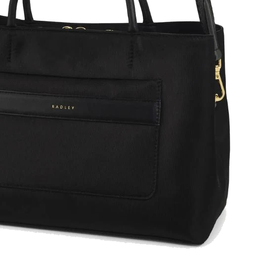 Radley Holland Park Black Medium Zip-Top Grab Bag - Image 4